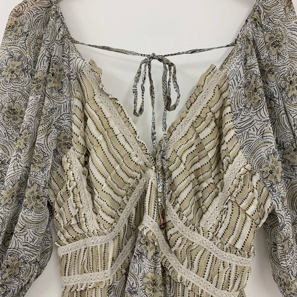 Free People Dresses & Skirts - Free People You’re A Jewel Maxi Dress Tea Combo XL NEW